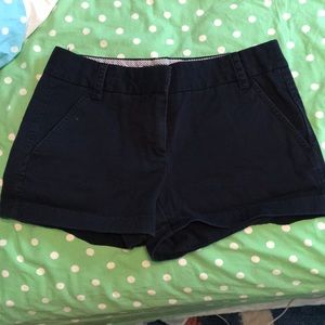 J.Crew Navy Blue Chino Shorts
